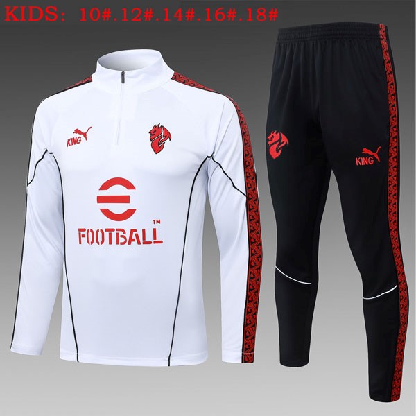 Ninos Sudadera De Training AC Milan 2026/27 Blanco